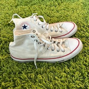 White Converse High Top